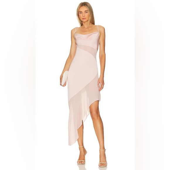 NWT Revolve NBD Delfino Slip Dress in Pale Pink - Picture 1 of 11